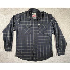 Dixxon-Mens "Stay Gold" Flannel Size XL *Pre-Owned*